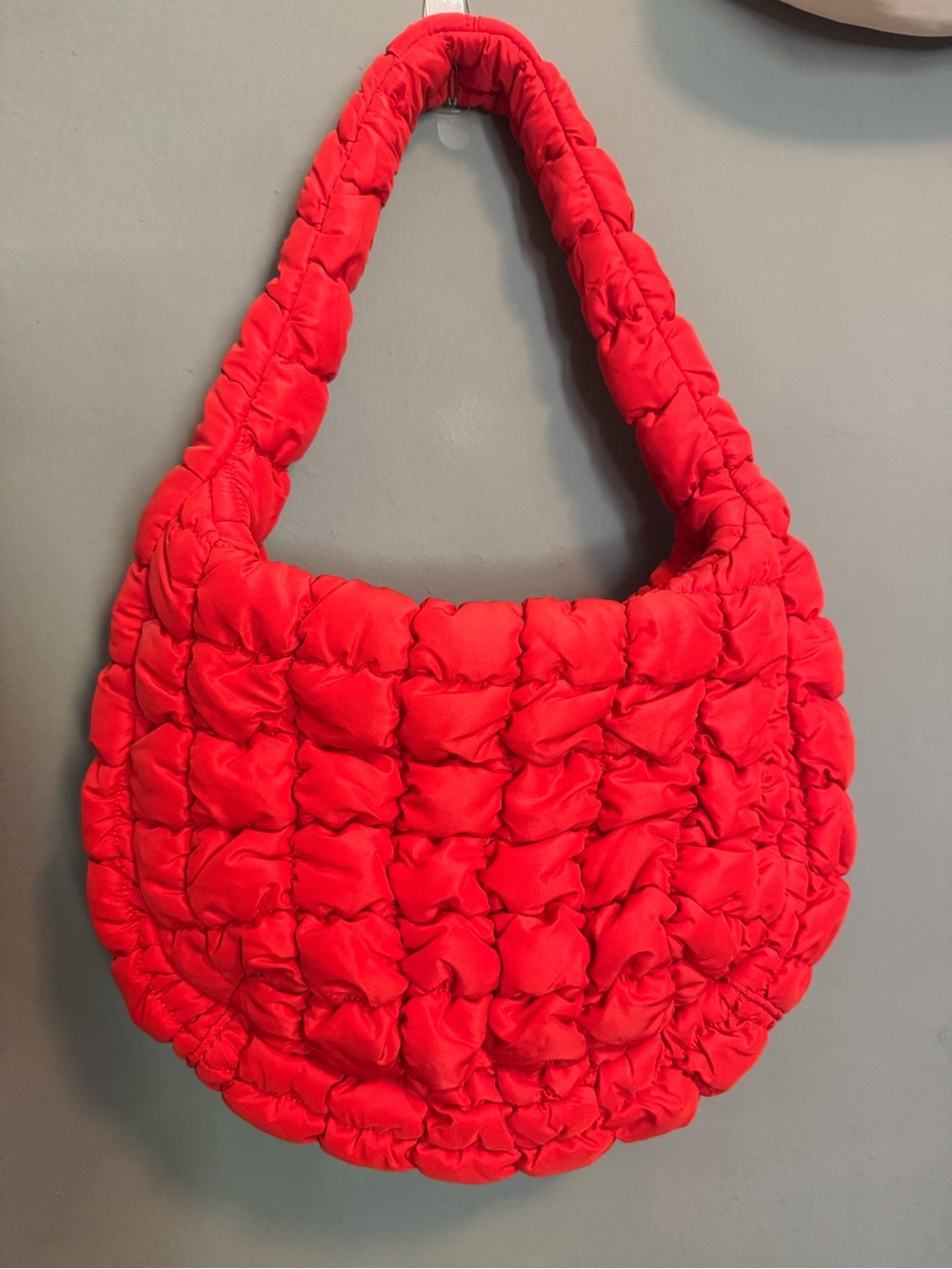 Cos Quilted Mini Shoulder Bag - Red